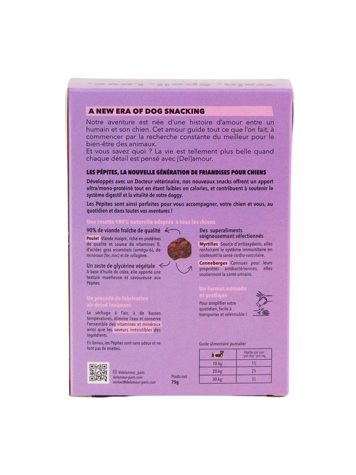 Les Pépites - Chicken Dog Treats (75 gram) - Afbeelding 2