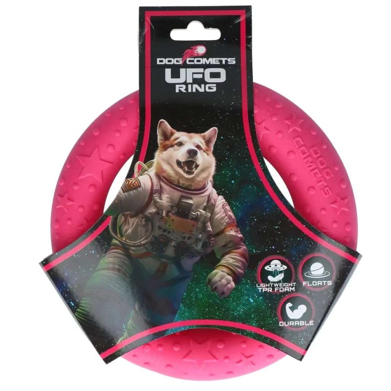 Dog Comets Ufo Ring Roze